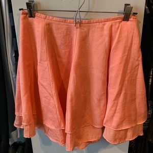 Orange/peach boho skirt